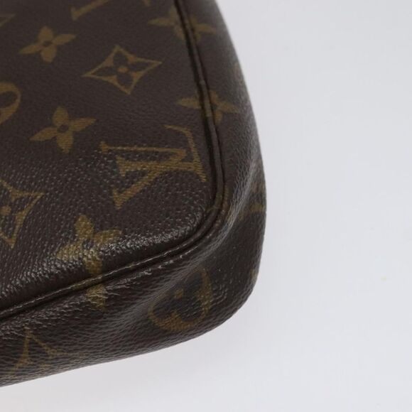 Louis Vuitton Pochette Accessoire Brown Canvas Clutch Bag (Pre-Owned) - Picture 8 of 16
